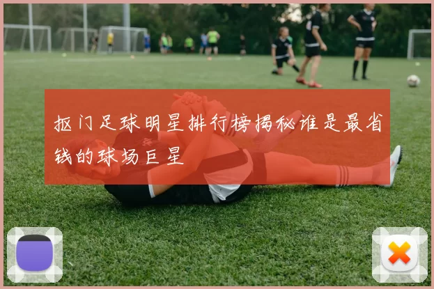 抠门足球明星排行榜揭秘谁是最省钱的球场巨星
