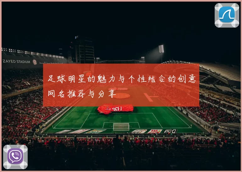 足球明星的魅力与个性结合的创意网名推荐与分享