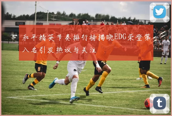 和平精英节奏排行榜揭晓EDG荣登第八名引发热议与关注